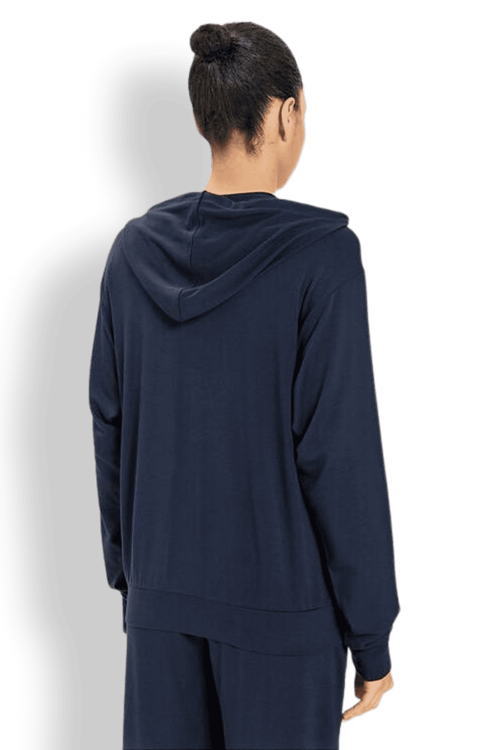 Женская толстовка с капюшоном на молнии из вискозы Emporio Armani 164761 4R272