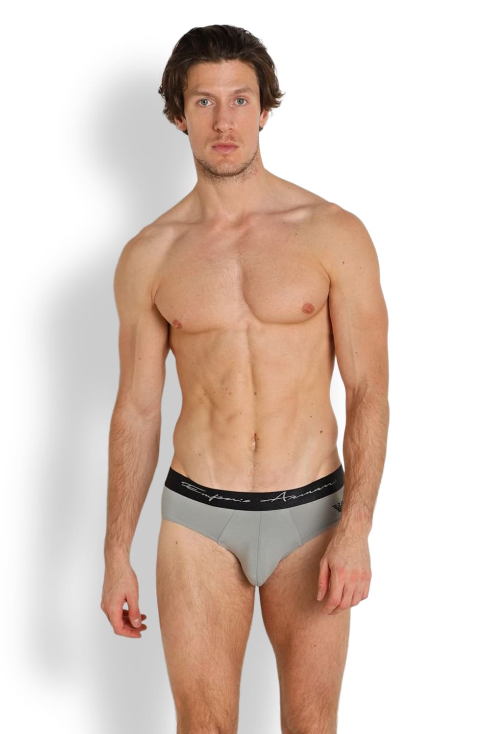 Мужские трусы слипы из мягкой модальной ткани Emporio Armani 110814 4R511