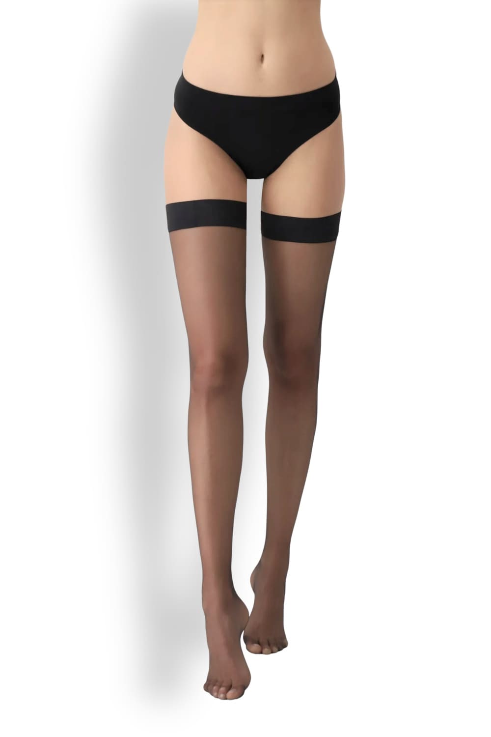 Чулки самодержащиеся тонкие Oroblu Geo Up 8