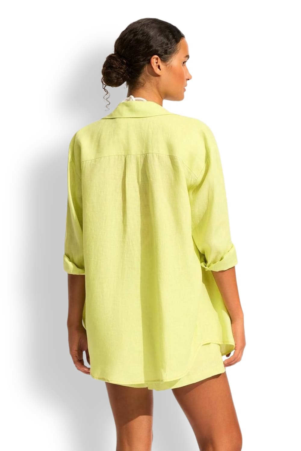 Пляжная рубашка из льна Seafolly 55352-TO