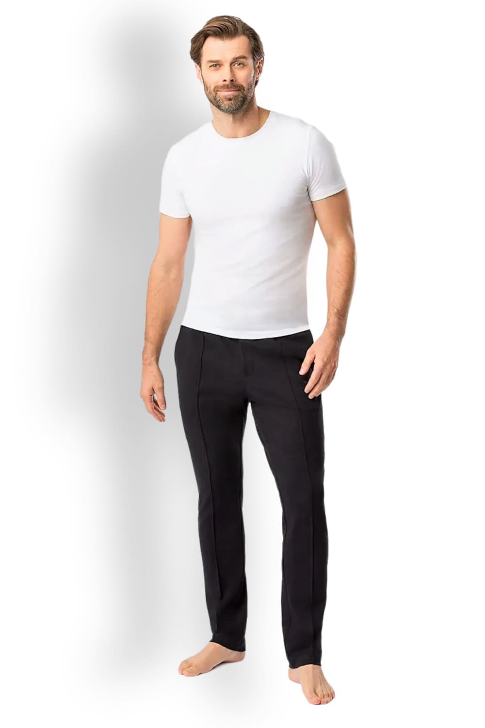 Мужская классическая футболка с круглым вырезом​ Rösch 1667321