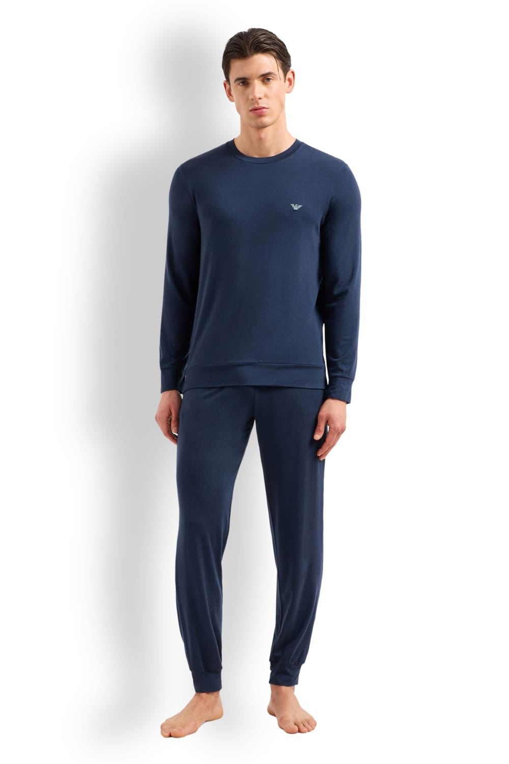 Мужская пижама из лиоцелла и шерсти Emporio Armani 111994 4F526