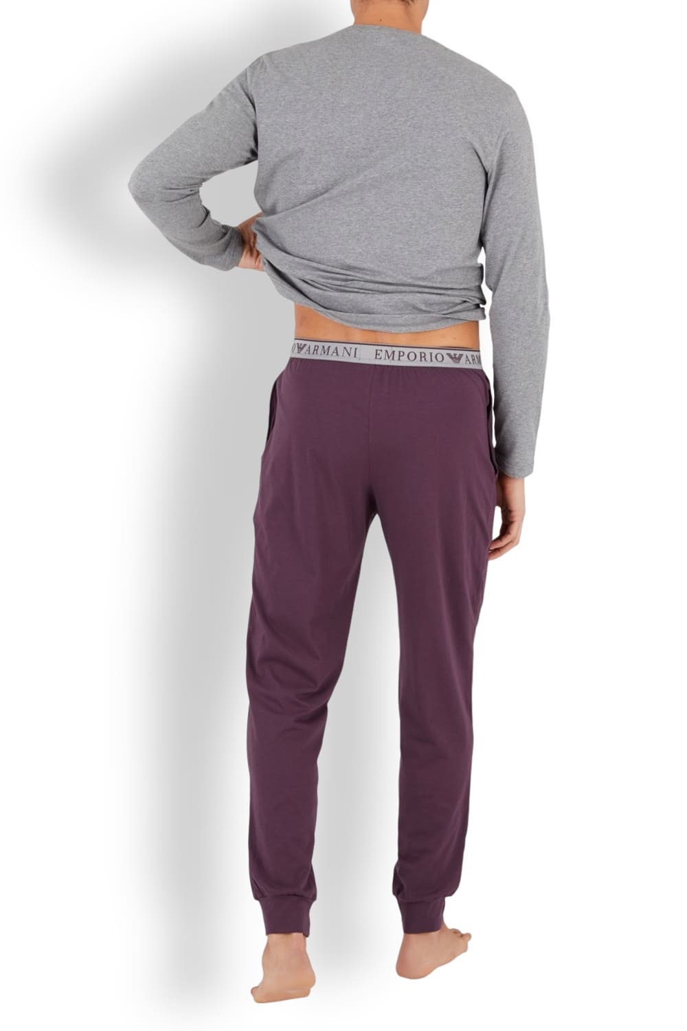 Мужская пижама из хлопка Emporio Armani 111789 4F720