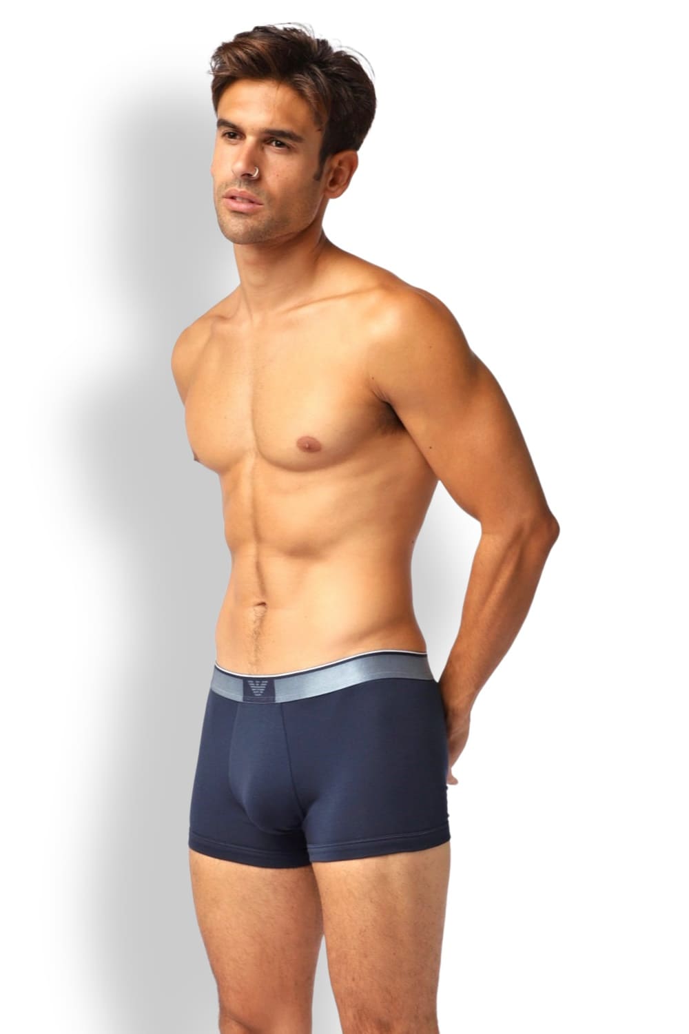 Мужские трусы боксеры из лиоцелла и шерсти Emporio Armani 111389 4F526