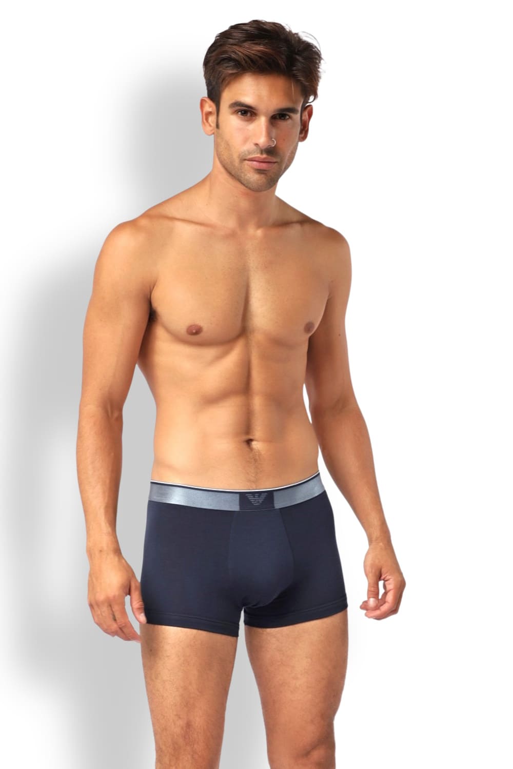 Мужские трусы боксеры из лиоцелла и шерсти Emporio Armani 111389 4F526