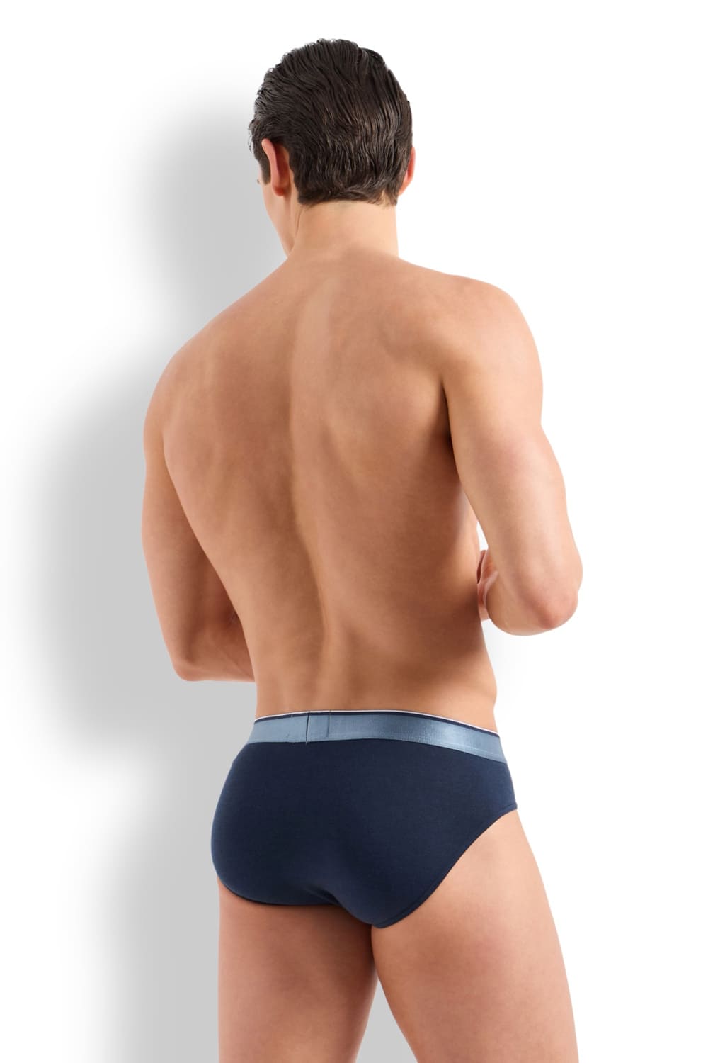 Мужские трусы слипы из лиоцелла и шерсти Emporio Armani 110814 4F526