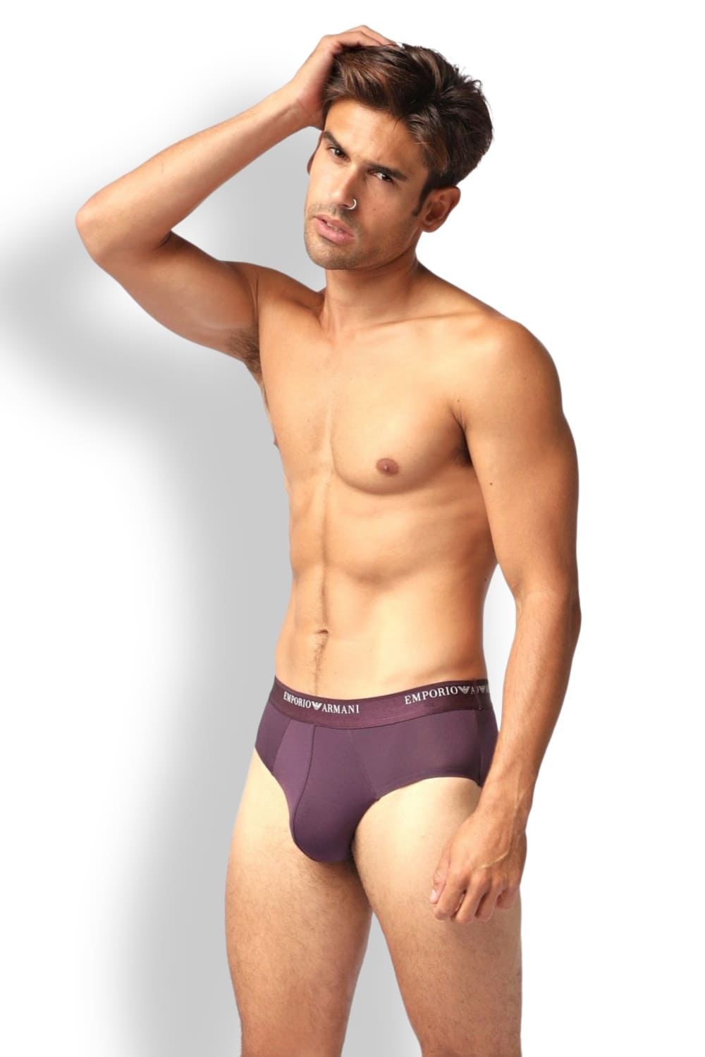 Мужские трусы слипы из модала Emporio Armani 111846 4F511