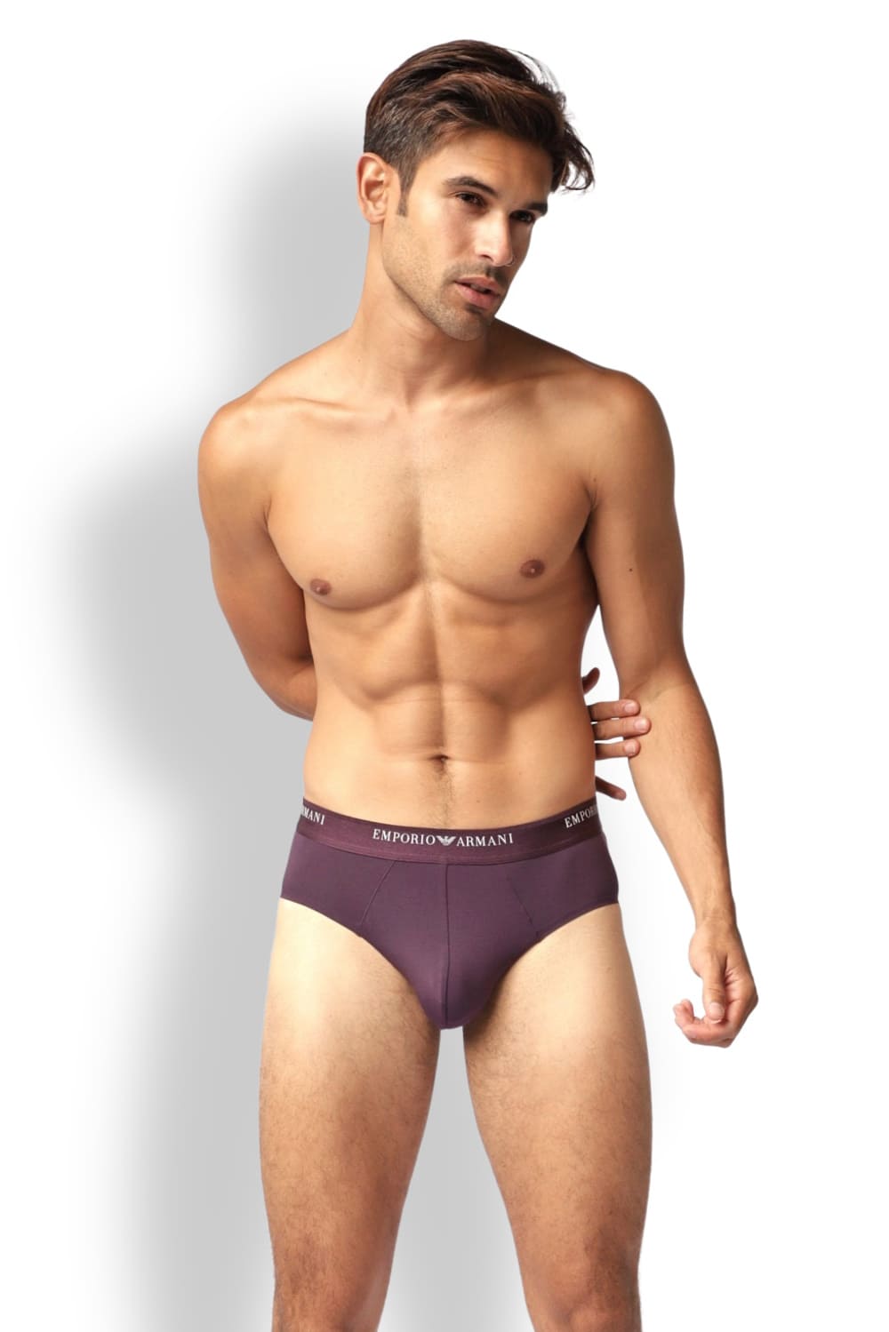 Мужские трусы слипы из модала Emporio Armani 111846 4F511