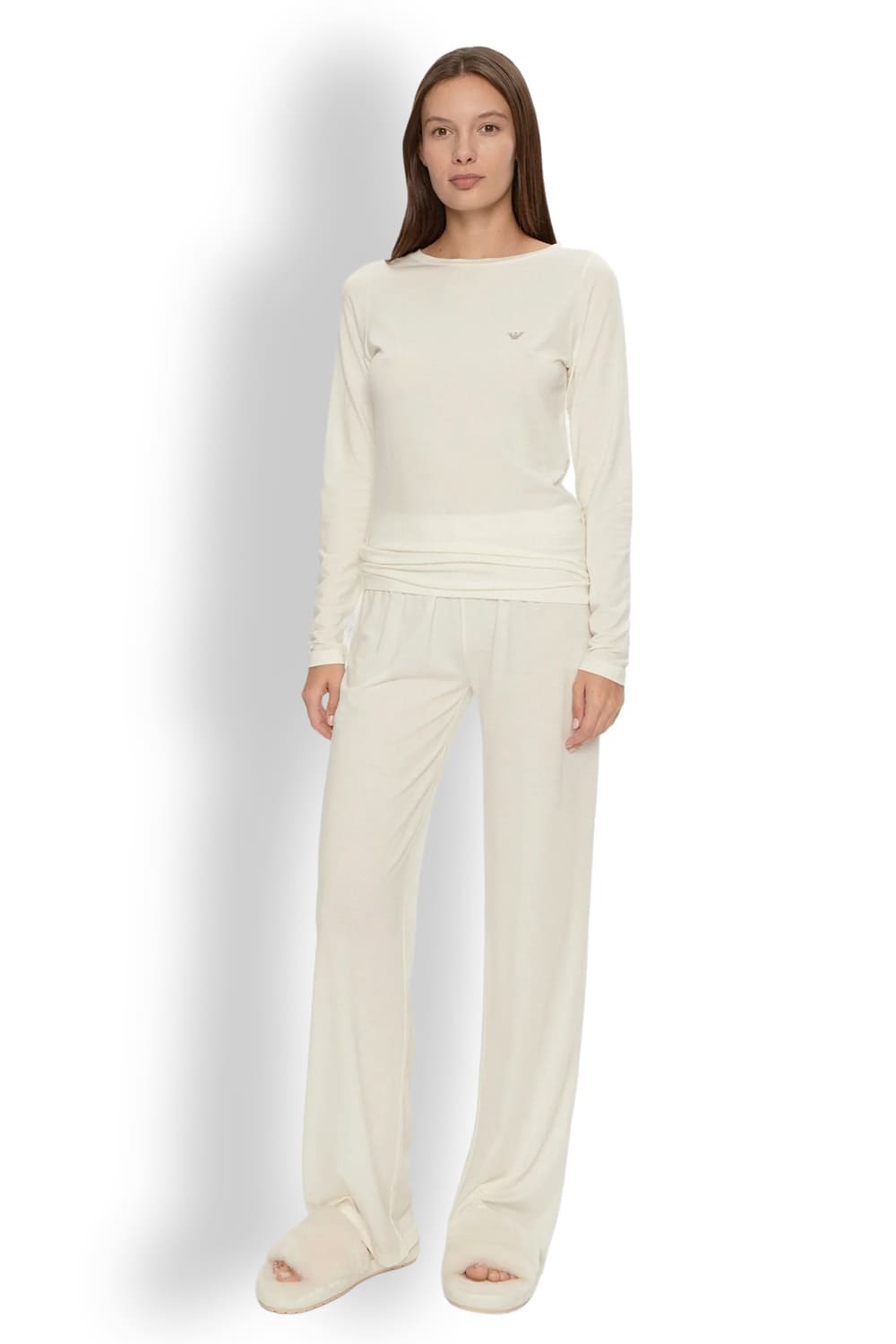 Женская пижама из лиоцелла и шерсти Emporio Armani 164790 4F224