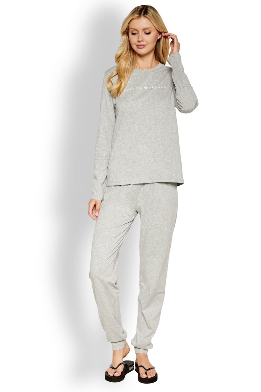 Женская пижама из хлопка Emporio Armani 164729 4F227