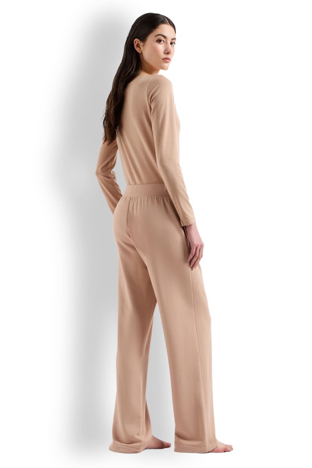 Свободные брюки для дома из вискозы Emporio Armani 164892 4F264