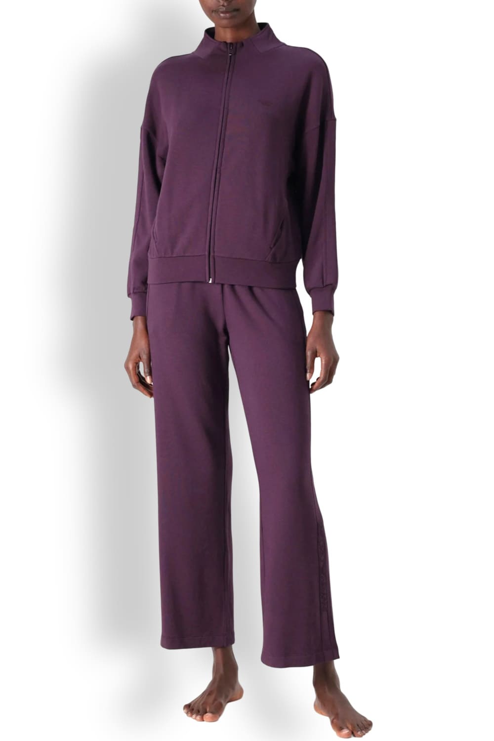 Свободные брюки для дома из вискозы Emporio Armani 164892 4F264