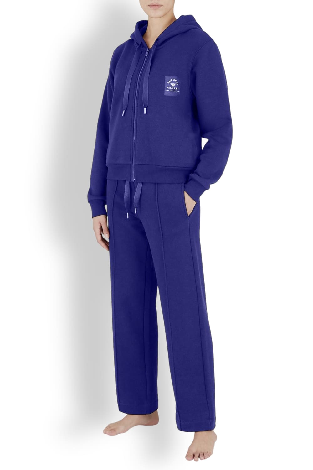 Женский свитшот на молнии с капюшоном Emporio Armani 164635 4F265