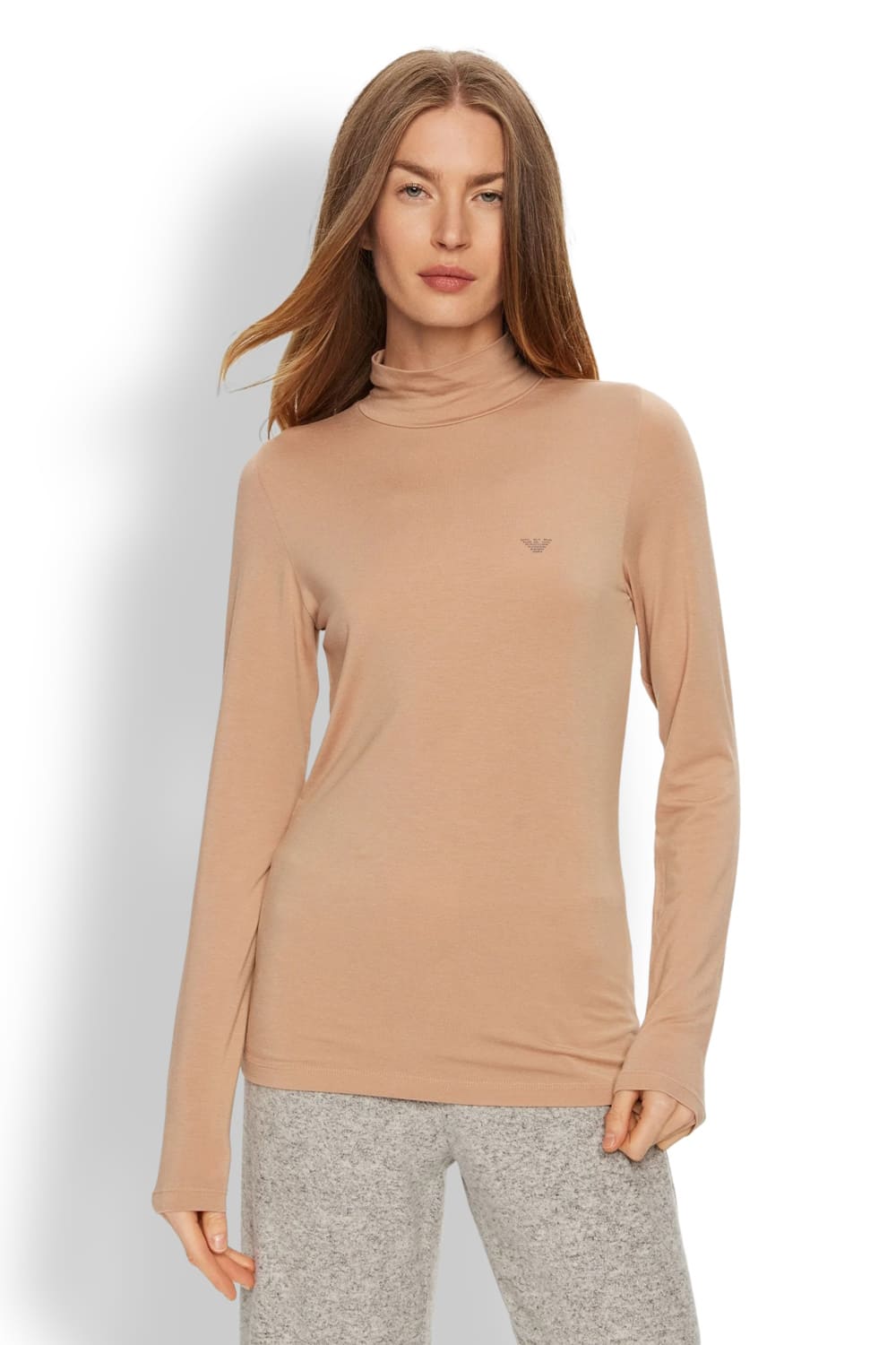 Женская водолазка из лиоцелла Emporio Armani 164633 4F224