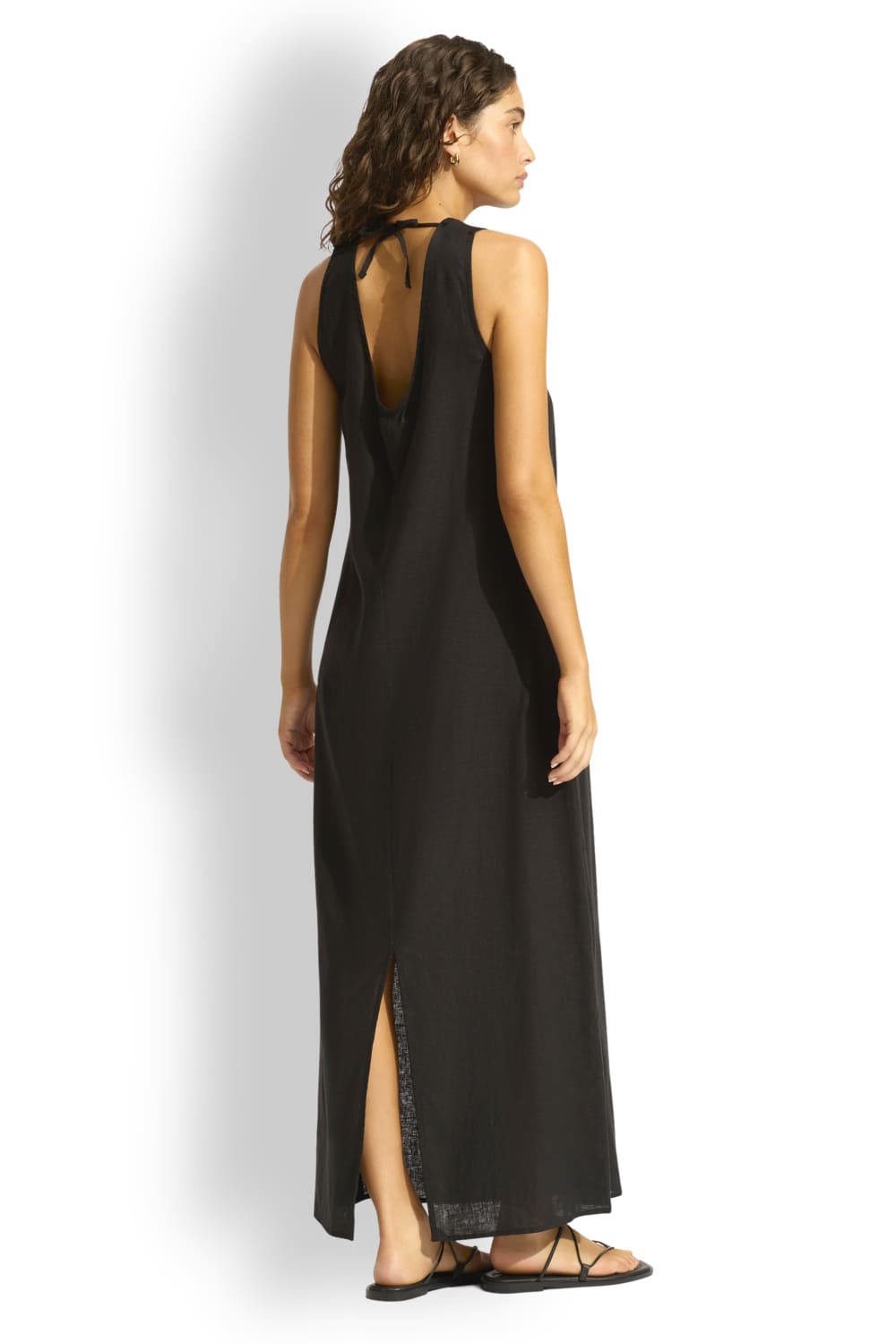 Макси-платье из льна Seafolly 55388-DR