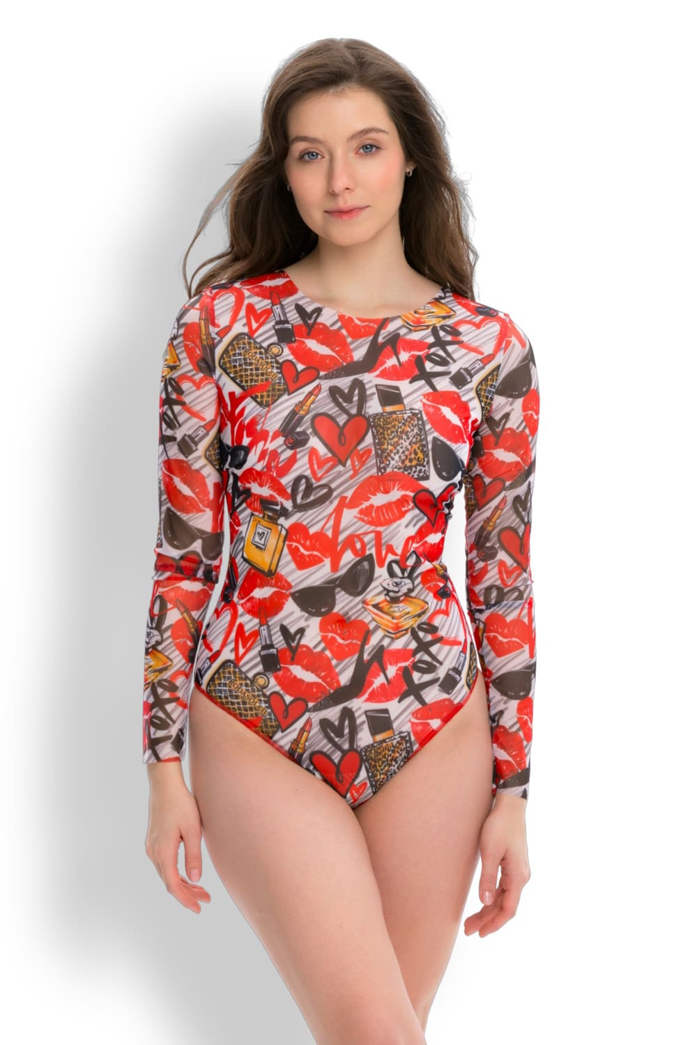 Слитный умный купальник с длинным рукавом с UV-защитой Fashion RoDaSoleil