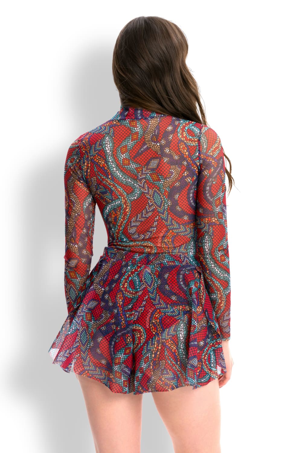 Женские пляжные шорты с UV-защитой Змеи Мозаика RoDaSoleil