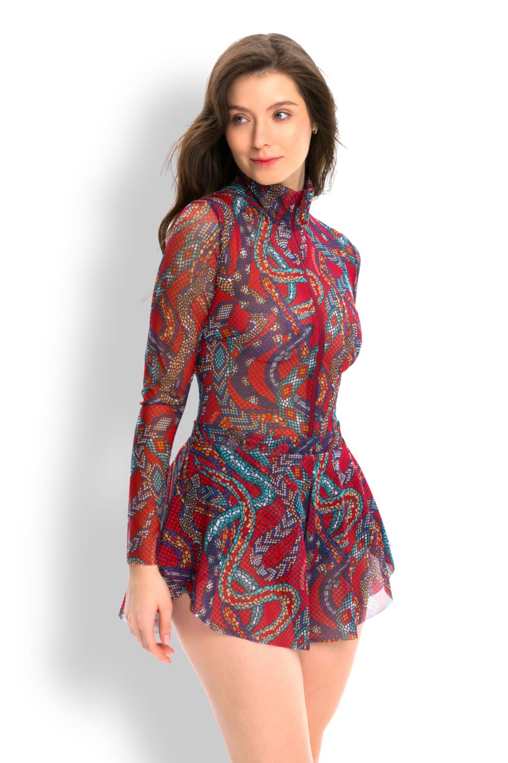 Женские пляжные шорты с UV-защитой Змеи Мозаика RoDaSoleil