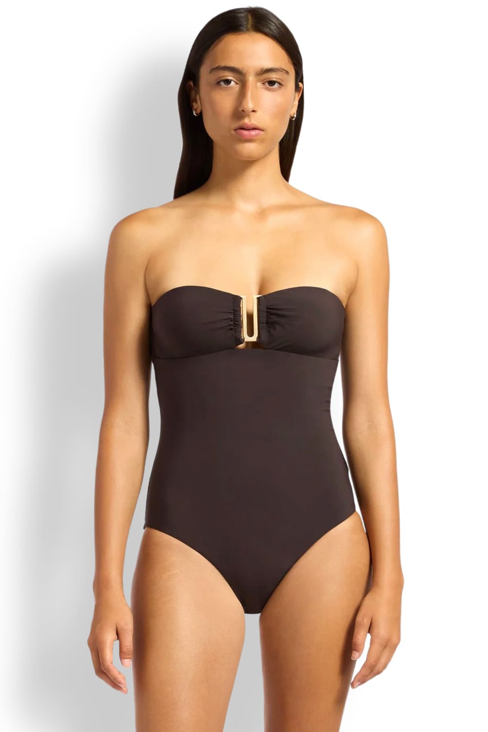 Слитный купальник бандо JETS J10789