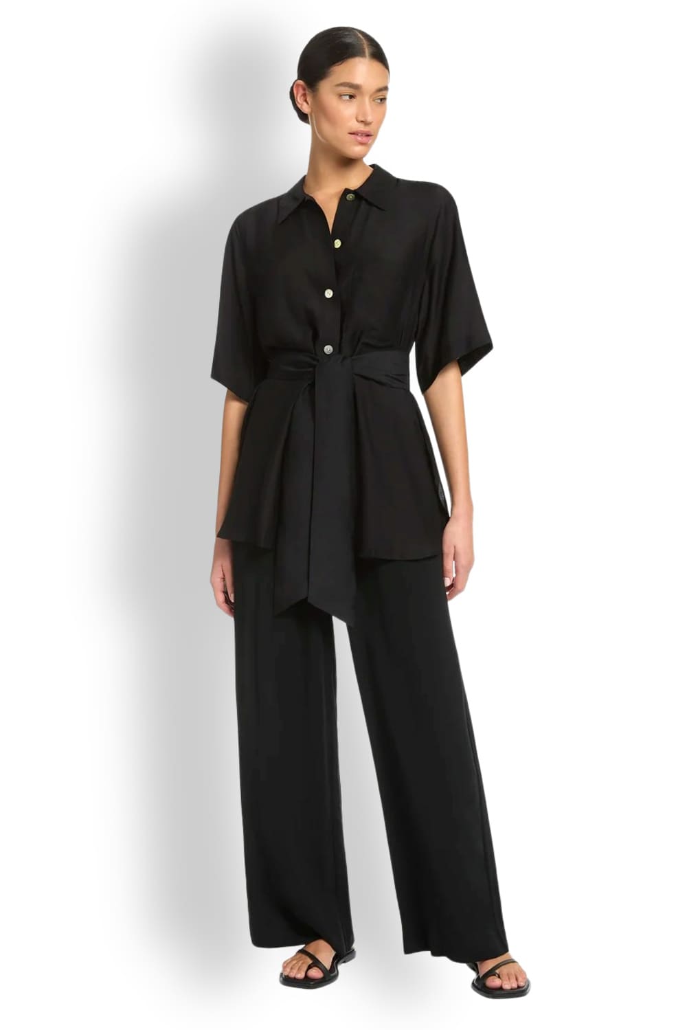 Женские широкие брюки из вискозы JETS J61000