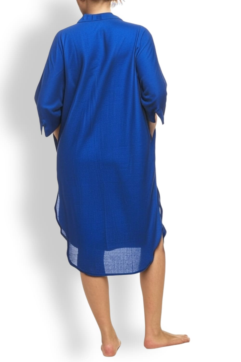 Пляжная рубашка-кафтан из хлопка D nu D B2701