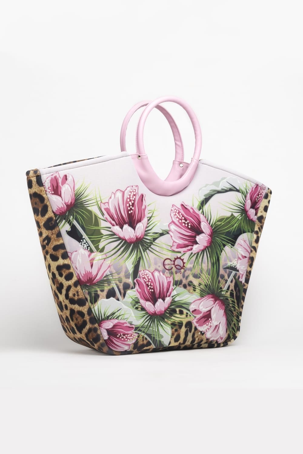 Пляжная сумка из неопрена с принтом и кожаной ручкой CQ Raggi CQB13-36