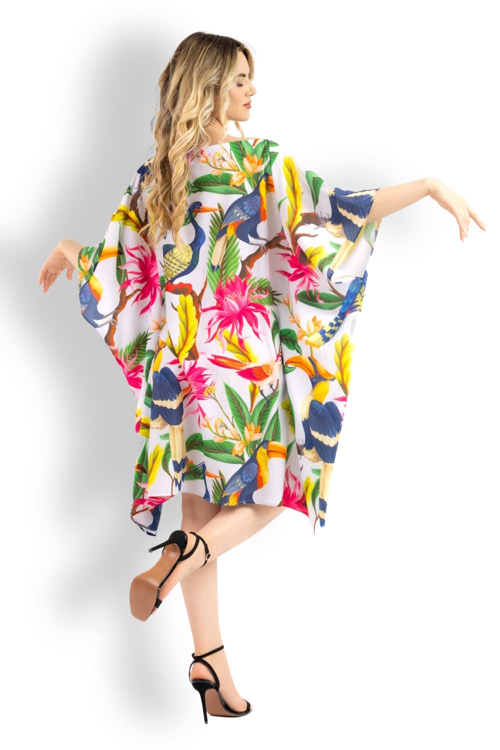 Туника‑кафтан из жоржета CQ Raggi CQF76‑38