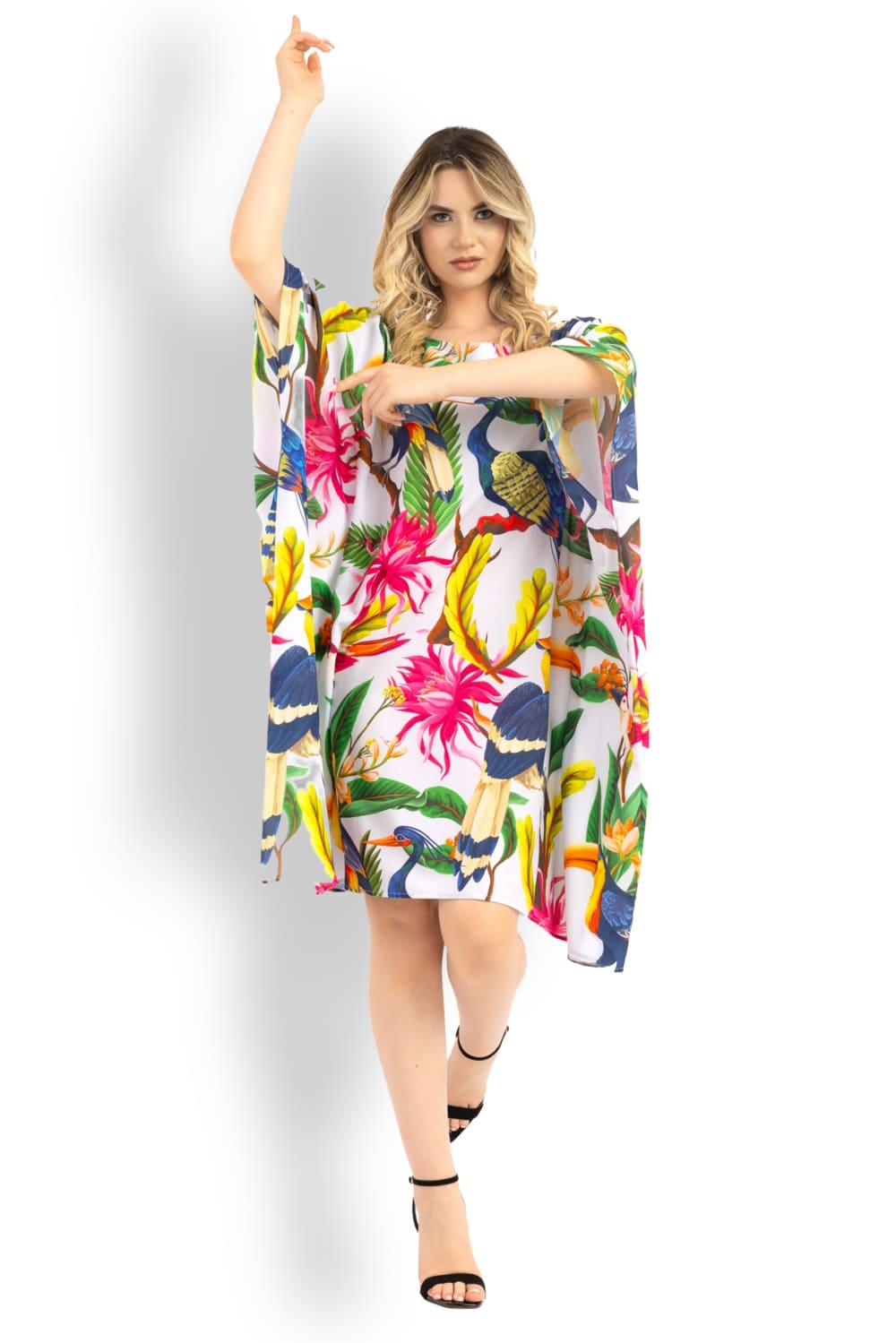 Туника‑кафтан из жоржета CQ Raggi CQF76‑38