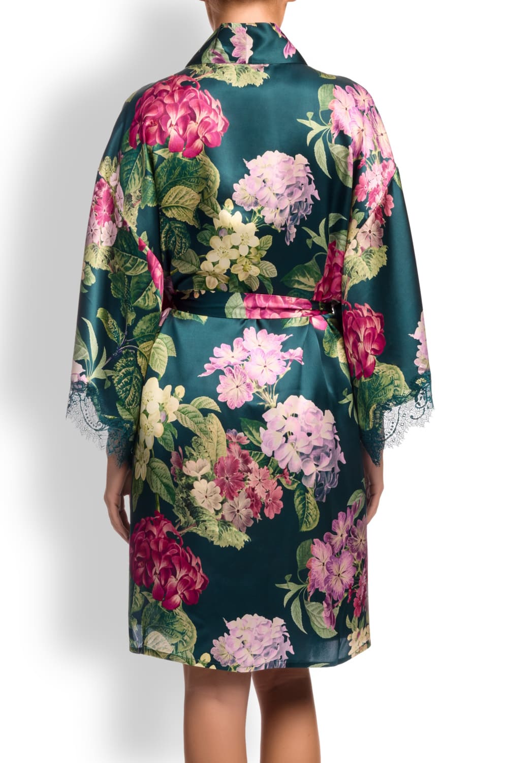 Халат кимоно из шелка Sainted Sisters Scarlett L68002P