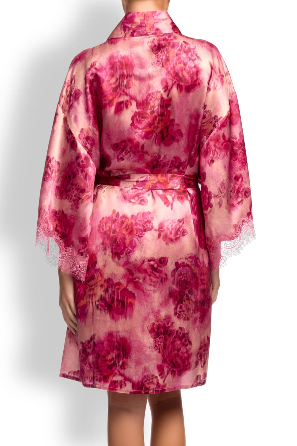 Халат кимоно из шелка Sainted Sisters Scarlett L68002P