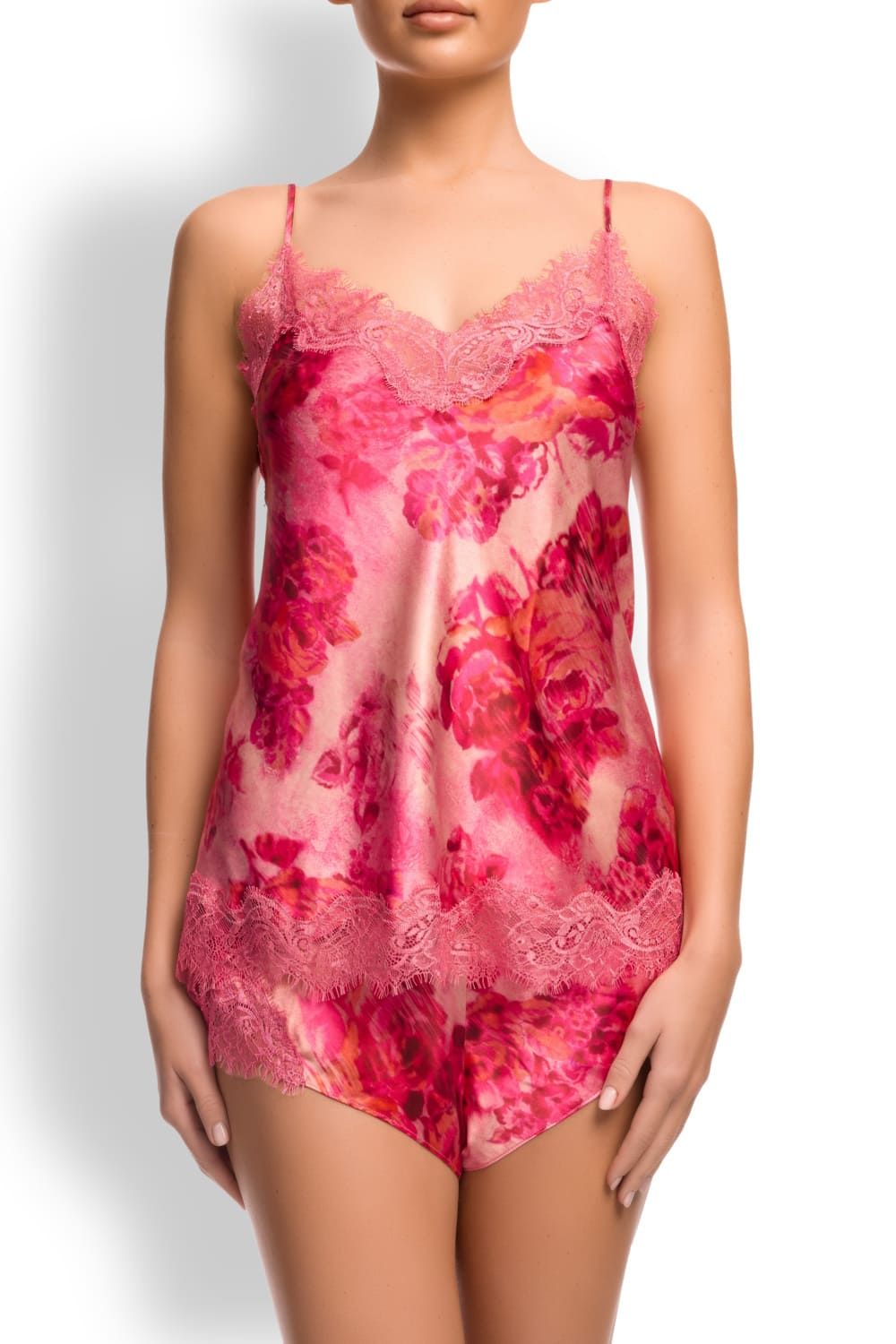 Комплект (топ и шортики) из шелка Sainted Sisters Scarlett L31002P/L27002P