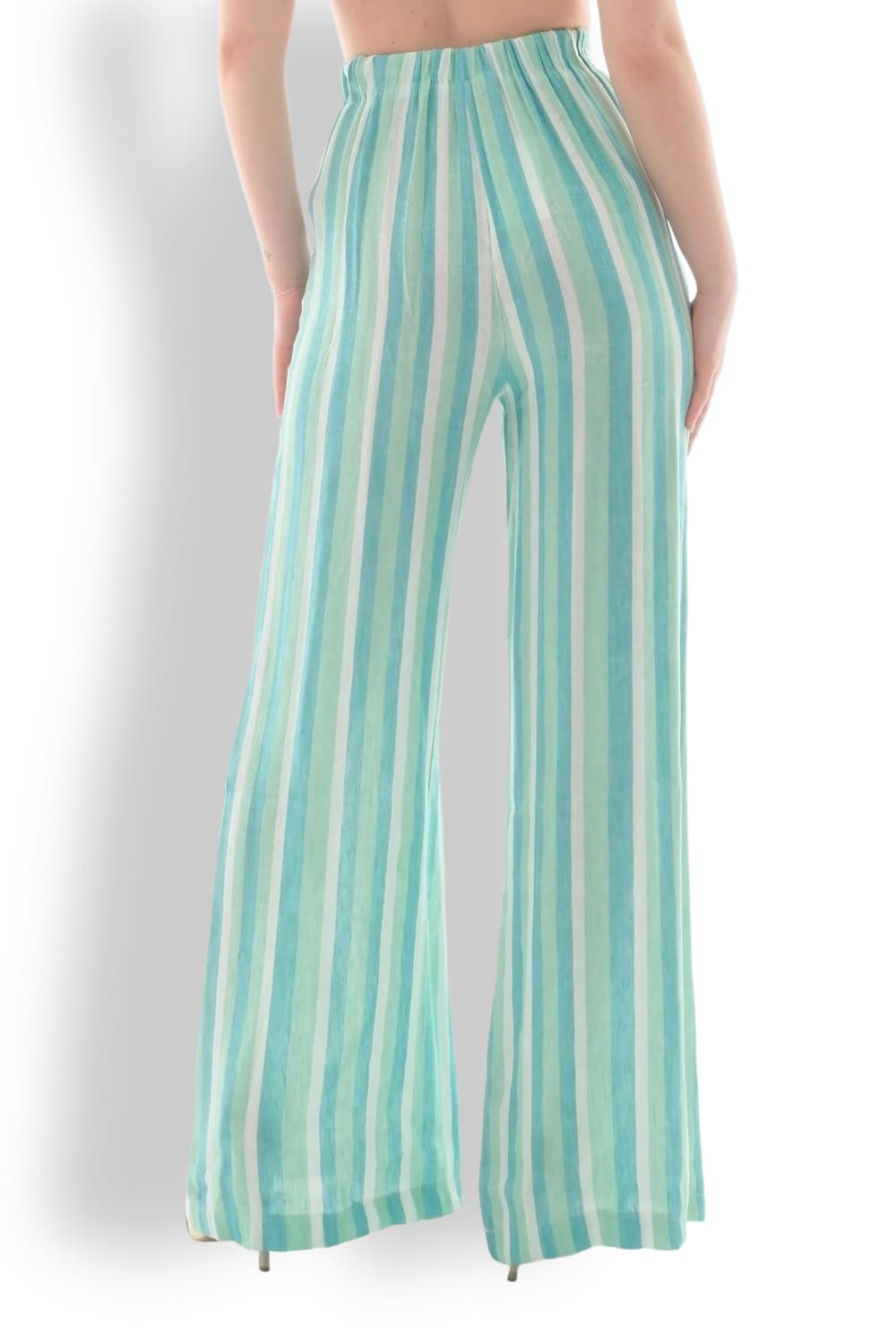 Женские брюки с широкими штанинами из льна PHO Firenze 5421009