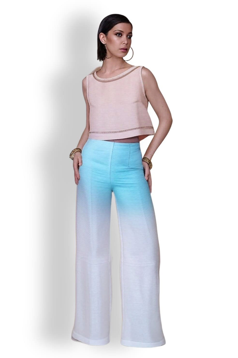 Женские широкие брюки из льна PHO Firenze 5421027