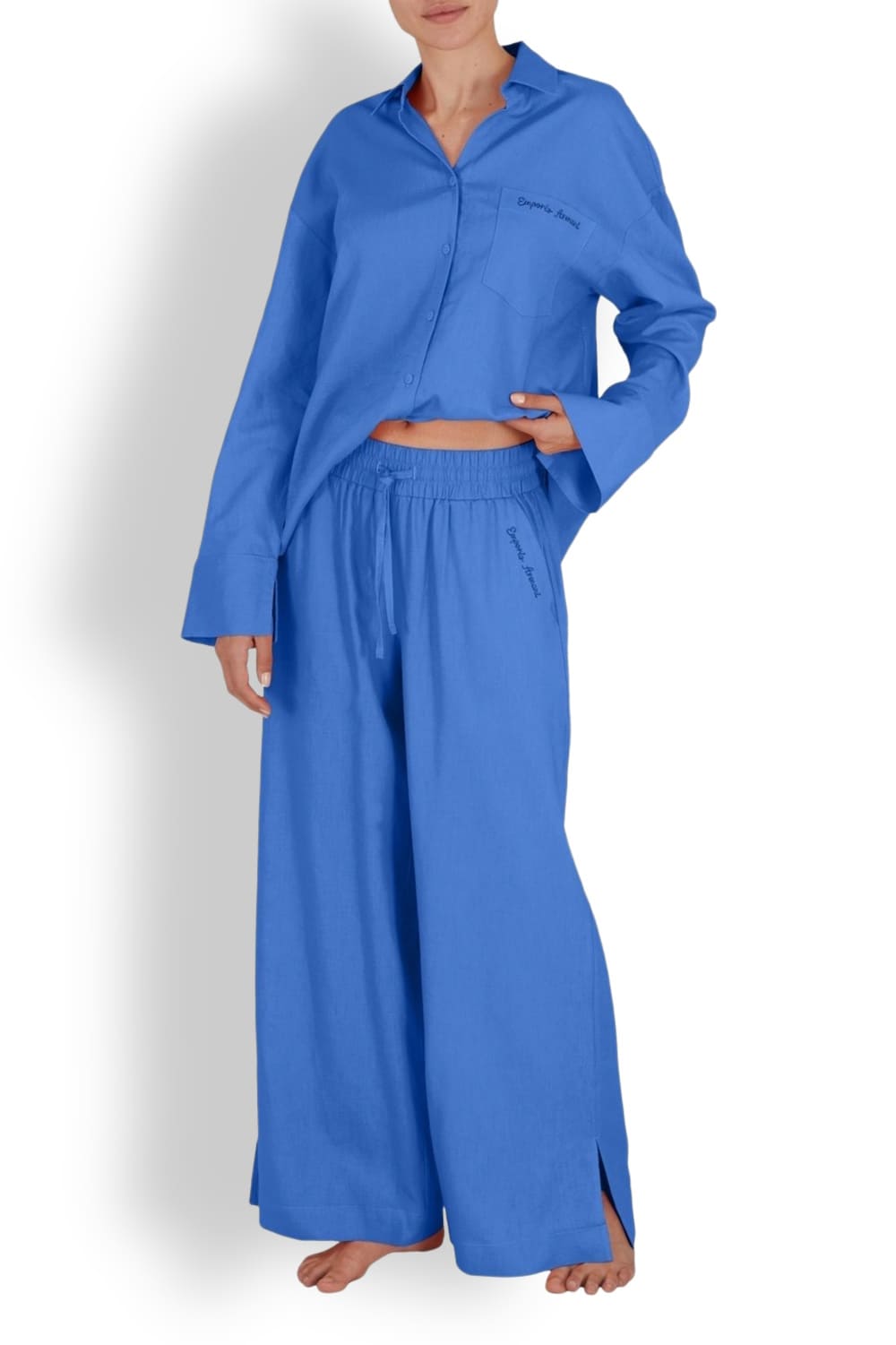 Женский костюм из льна Emporio Armani EW000815 AF12201/EW000816 AF12201