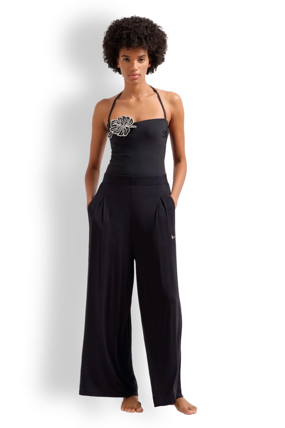 Женские домашние брюки из вискозы Emporio Armani EW000522 AF10889