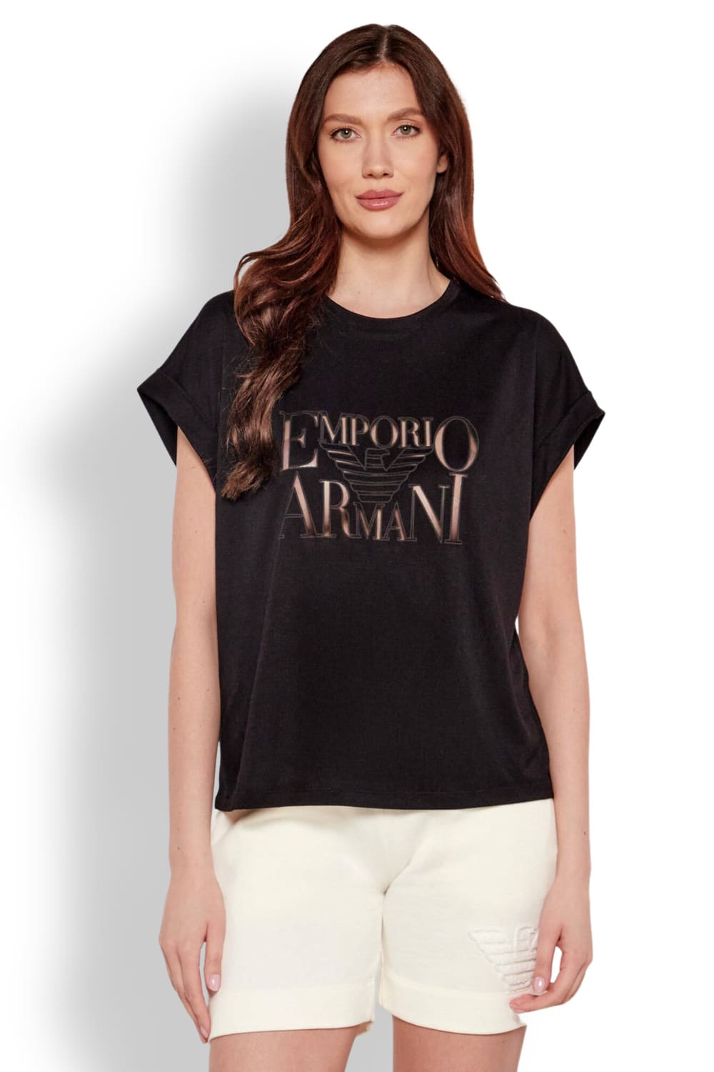 Женская футболка из вискозы Emporio Armani EW000616 AF12187