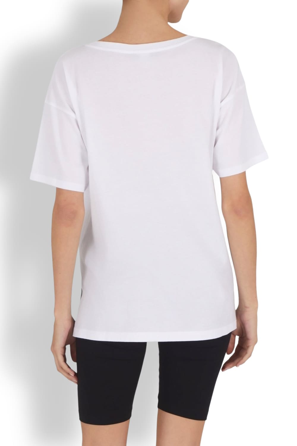 Женская футболка из хлопка Emporio Armani EW000515 AF10887