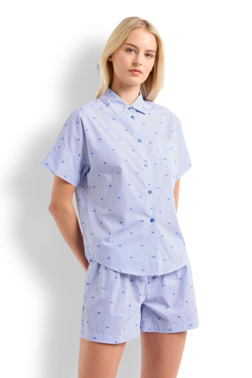 Женская пижама из хлопка Emporio Armani EW000452 AF10887