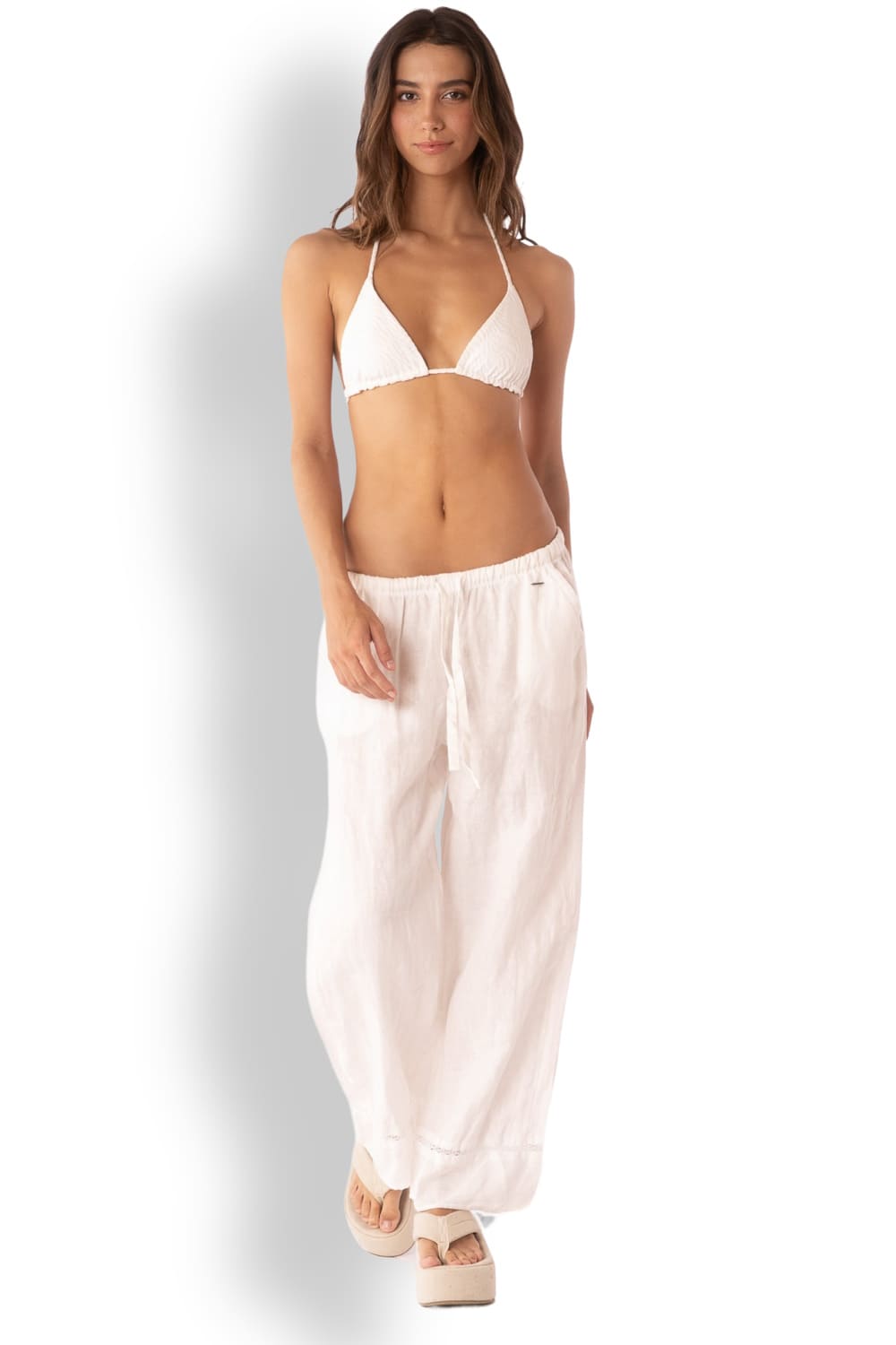 Комплект брюки и рубашка из льна Maaji PT2121CPA006/PT2075CLS010