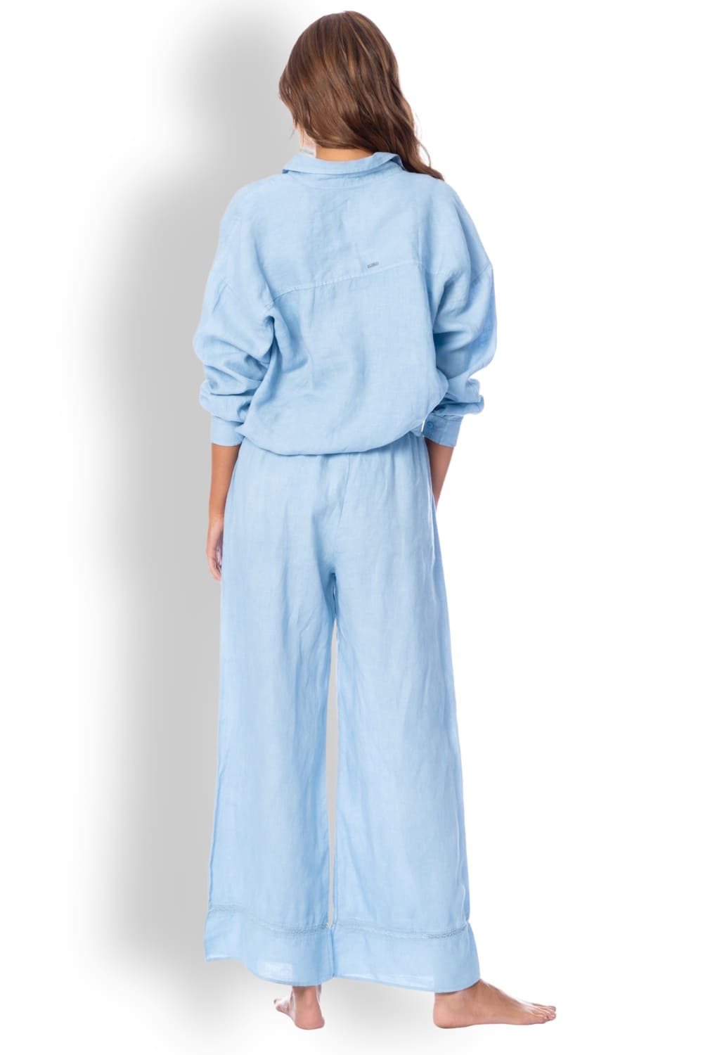 Комплект брюки и рубашка из льна Maaji PT2121CPA003/PT2075CLS007