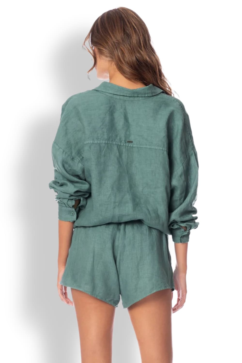 Комплект шорты и рубашка из льна Maaji PT2138CSH006/PT2075CLS008