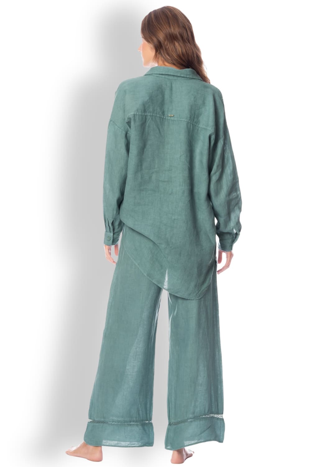 Комплект брюки и рубашка из льна Maaji PT2121CPA004/PT2075CLS008