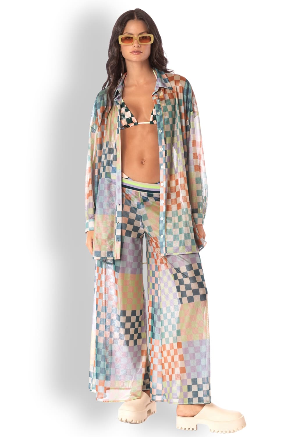 Пляжный комплект брюки и рубашка Maaji PT2390CLS002/PT2569CPA001