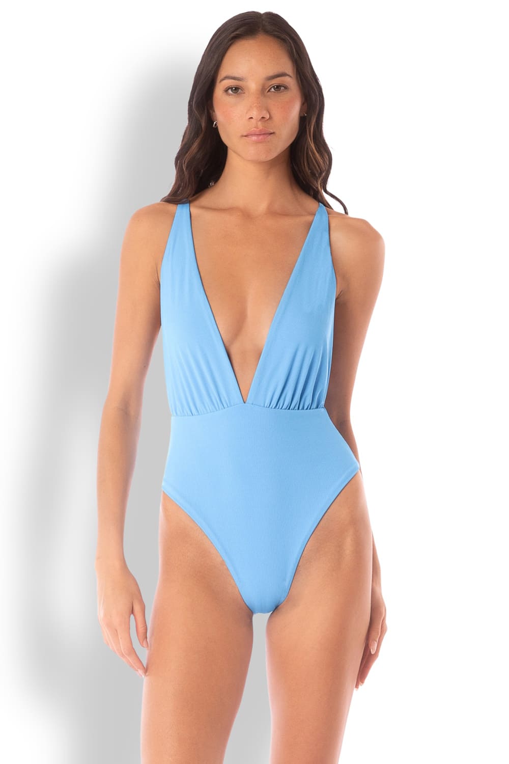 Слитный купальник с глубоким вырезом Maaji Safri PT3594SOB003