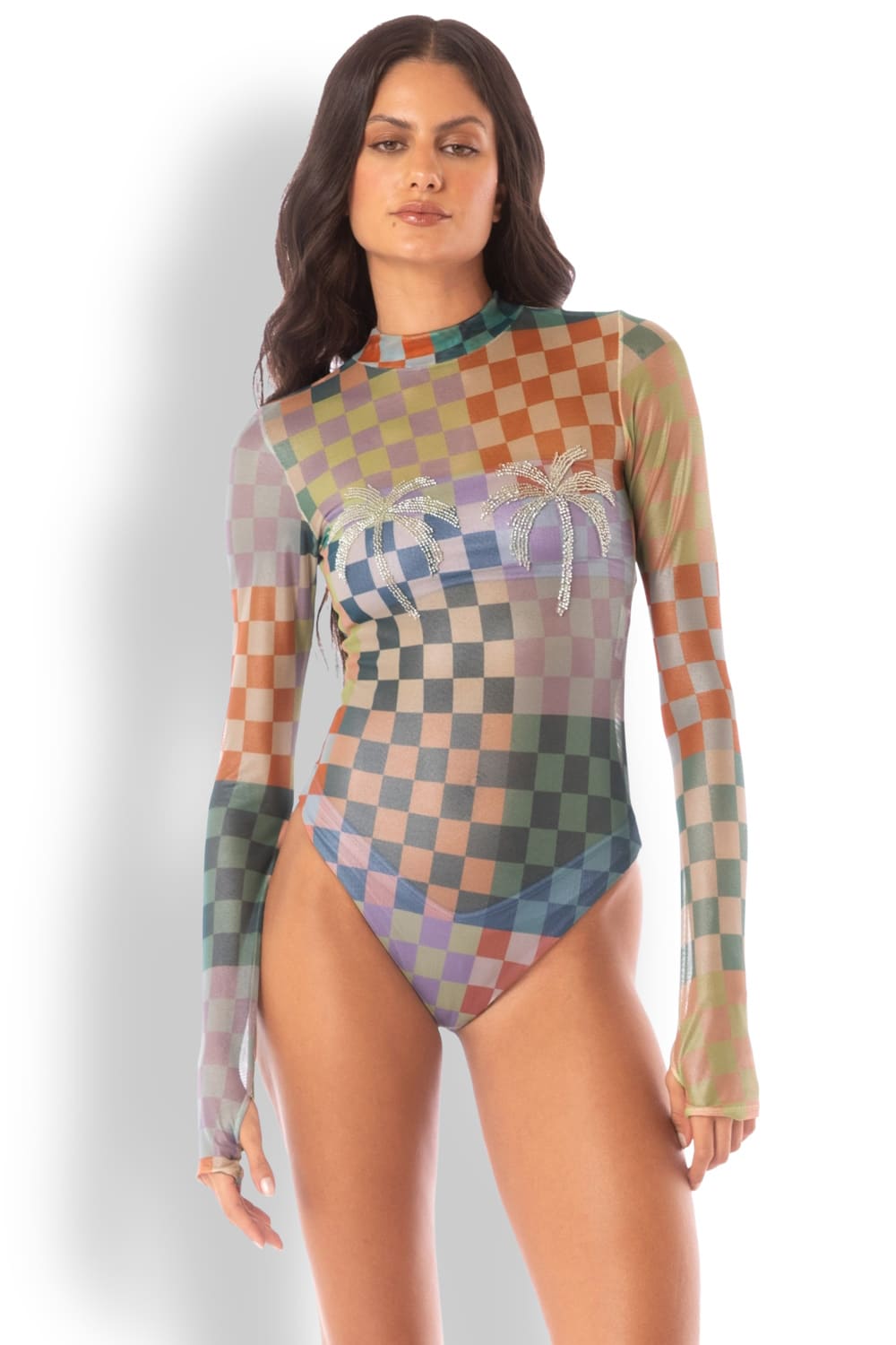 Слитный купальник трикини с длинным рукавом Maaji PT5173SOC001