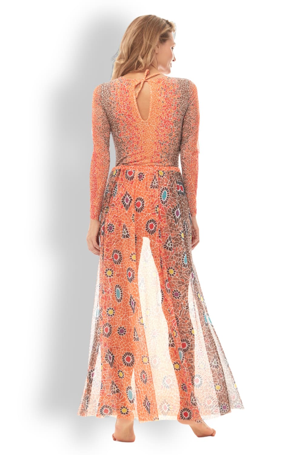 Юбка, пропускающая загар Крокодил оранжевый RoDaSoleil