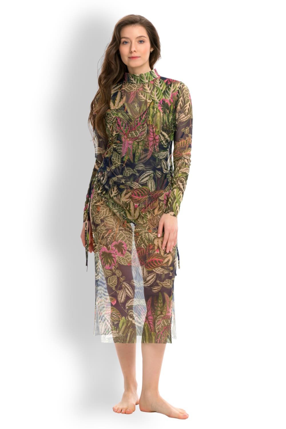 Пляжное платье-туника Ботаника RoDaSoleil