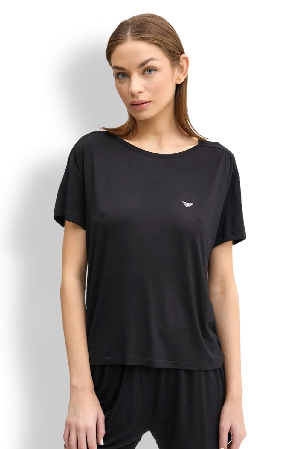 Женская футболка из вискозы Emporio Armani EW000408 AF10889