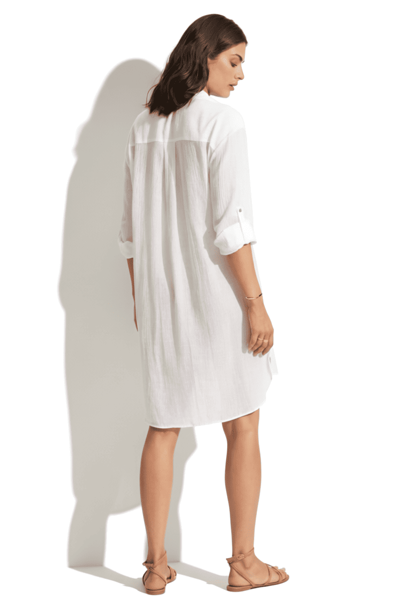 Пляжная рубашка из хлопка Seafolly 53108-CU