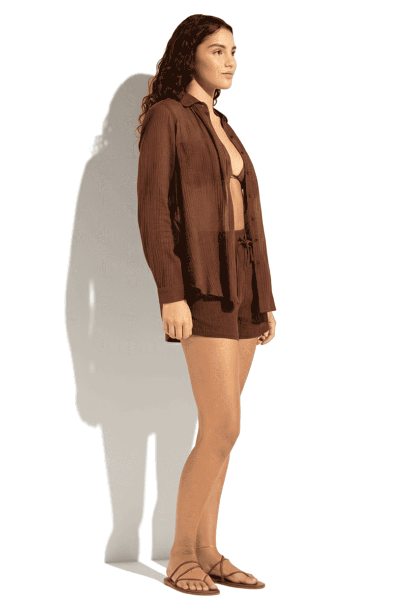 Пляжные шорты из хлопка Seafolly 55429-SH